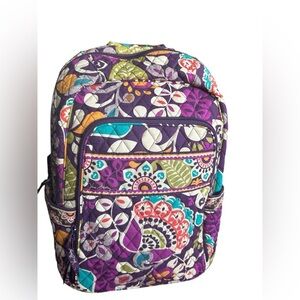 Vera Bradley Large Bohemian Quilted Floral boho, chic, Travel Backpack,​​